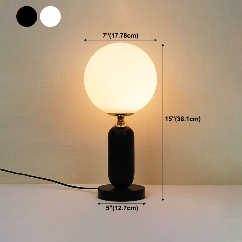 Modern Table Lamp Minimalist Metal Night Stand Lighting for Sitting Room Bedroom