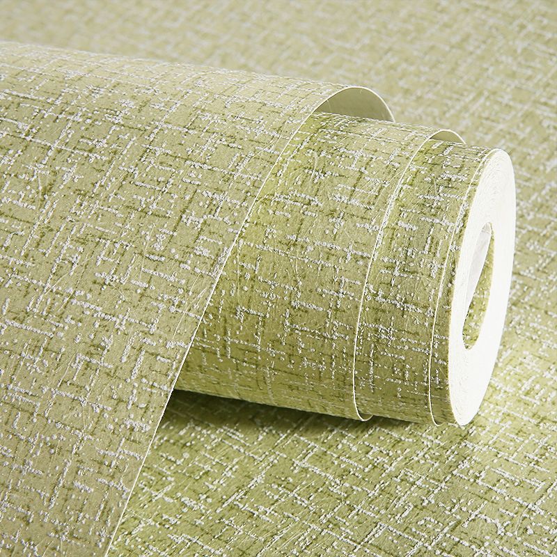 20.5"W x 31'L Wall Covering Stain-Resistant Dining Room Plain Texture Wallpaper Roll