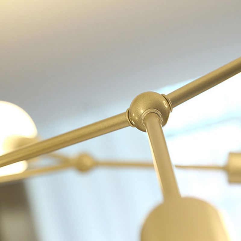 Industrial Style Chandelier Lighting 6 Lights Metal Pendant Light for Living Room