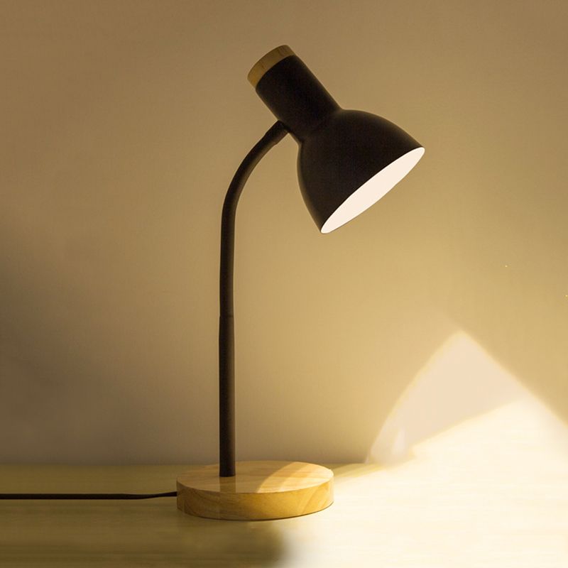 Lampade da tavolo da notte geometriche in metallo 1 Modern Light Light Light