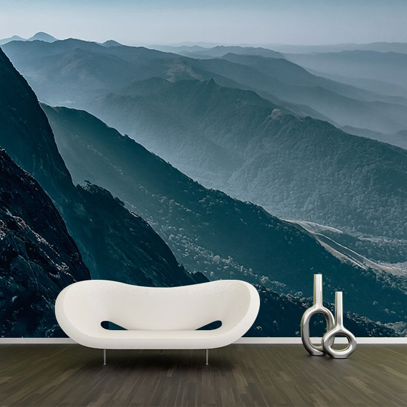Majestic Mountains Mildew Resistant Mural Wallpaper Living Room Wall Mural