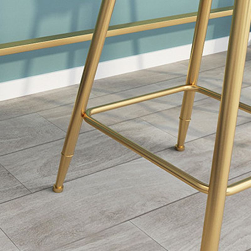 Glam 1/3 Pieces Bar Table Set Rectangle Stone Counter Table with  Stools for Milk Tea Shop