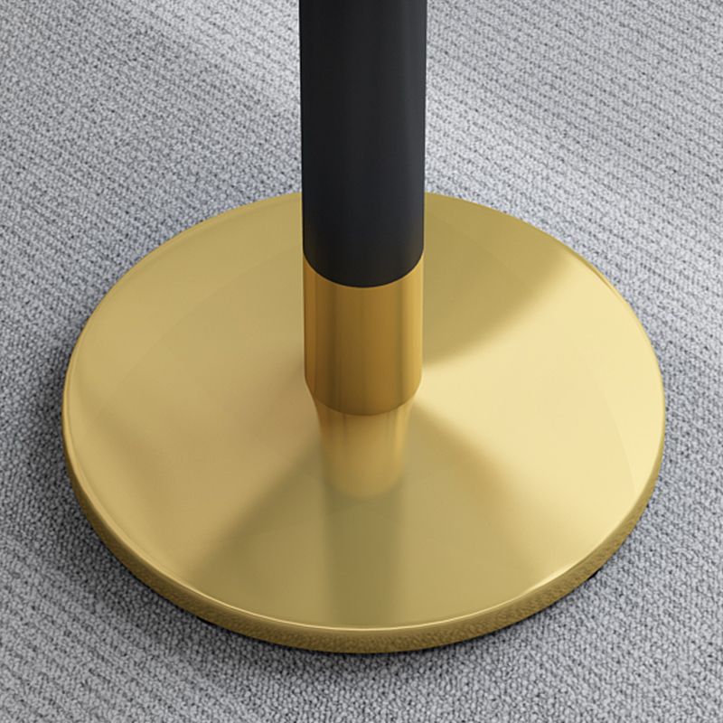 Contemporary Round Dining Table Sintered Stone Dining Table with Tulip Base for Dining Room