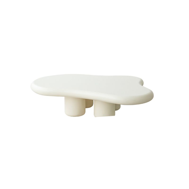 Solid Wood 4 Legs Coffee Table Modern Minimalist Coffee Table