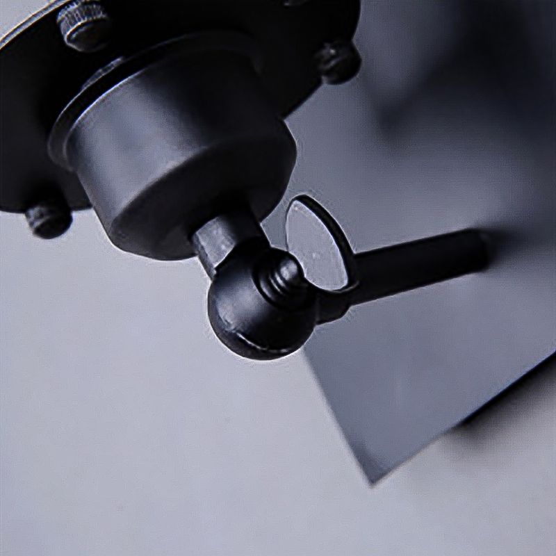 Illuminazione da parete rettangolo metallica in stile industriale 1 lampada da parete leggera