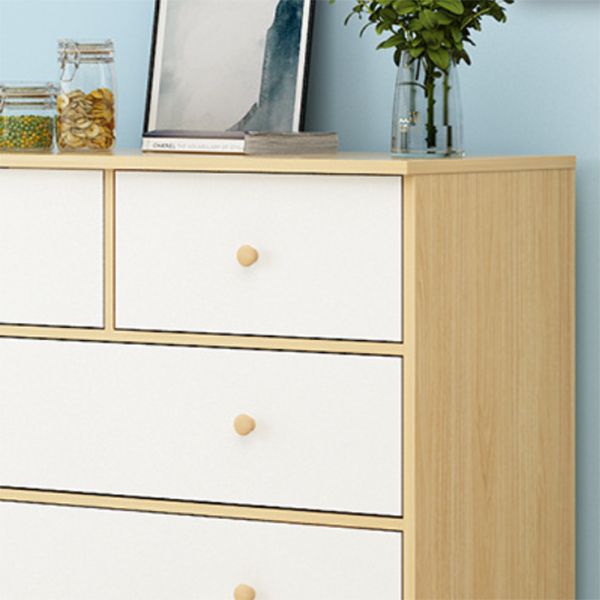 Contemporary Storage Chest Wood Storage Chest Dresser with 4/5/9 Drawers