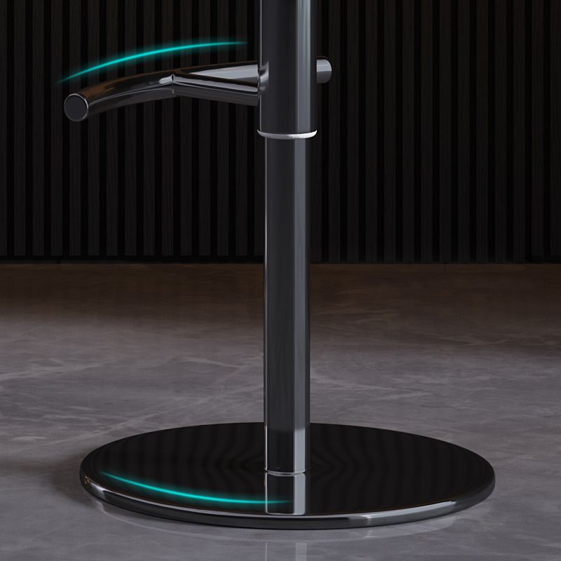 Industrial Style Adjustable Bar Stool Low Back Counter Bar Stool for Home