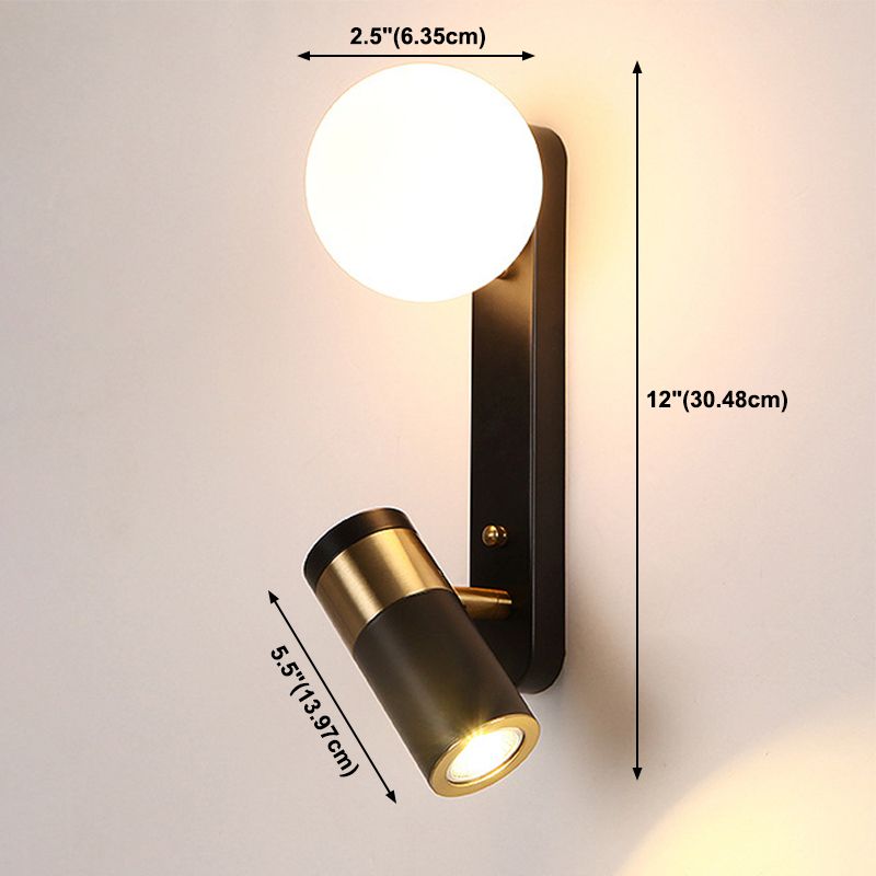 Minimalismus Rotatierbares Leuchtenleuchte zeitgenössische Wandleuchte für Schlafzimmer