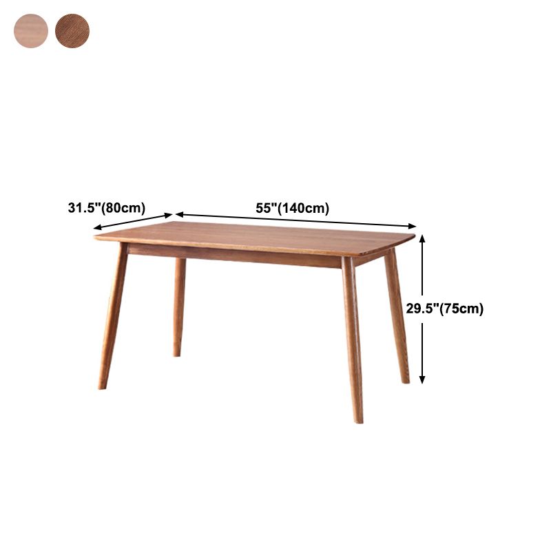 Solid Wood Dining Room Table Contemporary Style 4-foot Dining Site Table