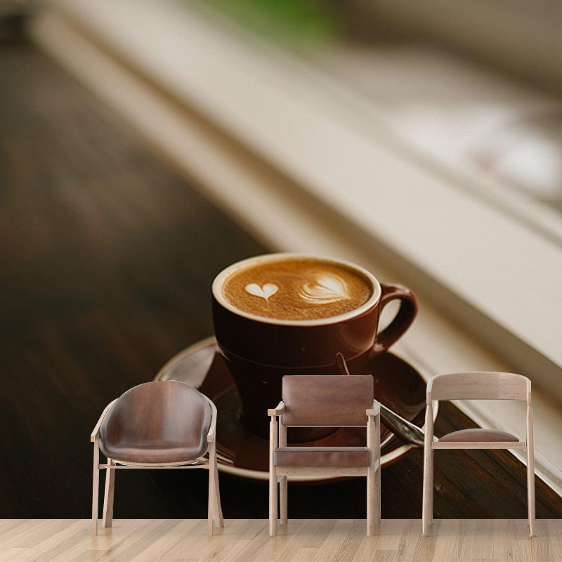 Environment Friendly Wall Mural Wallpaper Coffee Sitting Room Wall Mural