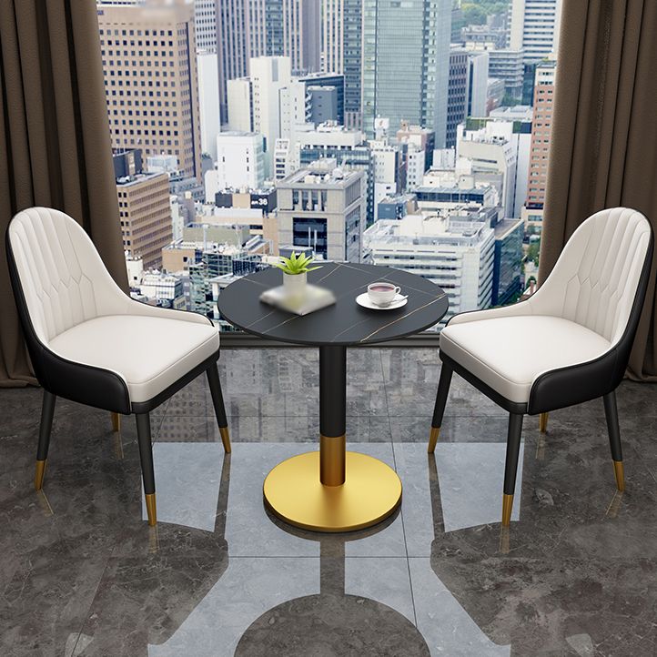 Silla de metal estilo escandinavo Sillas de comedor con respaldo Parsons (juego de 2)