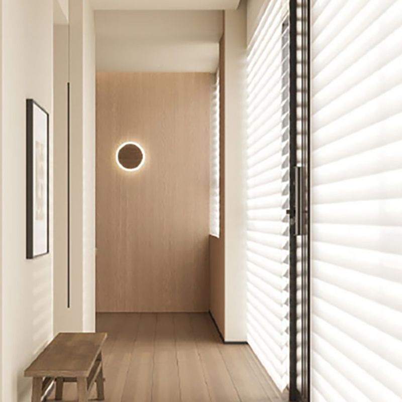 Luz de pared de pared doméstica moderna lámparas de pared de madera para cafetería