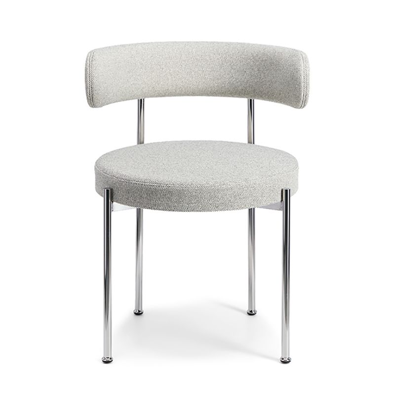Modern Style Open Back Chair Upholstered Dining Side Chair for Indoor