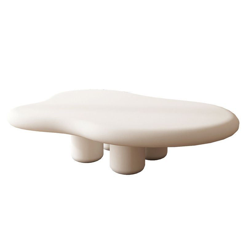 11.81" Tall Scandinavian Style Cocktail Table 4 Legs Coffee Table