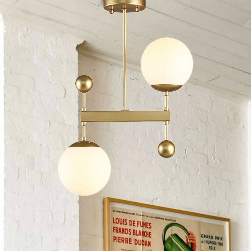 Lumo rotondo nero/oro illuminazione moderna a 2 luci a led latte a led il soffitto appennata.