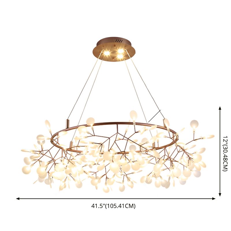 Moderni apparecchi per illuminazione a lampadario spray kit a sospensione acrilica