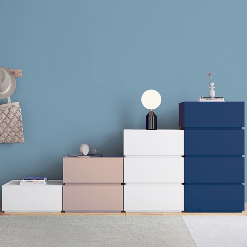 Contemporary 21" Rectangle Accent Chest, Wooden Chest with Drawers