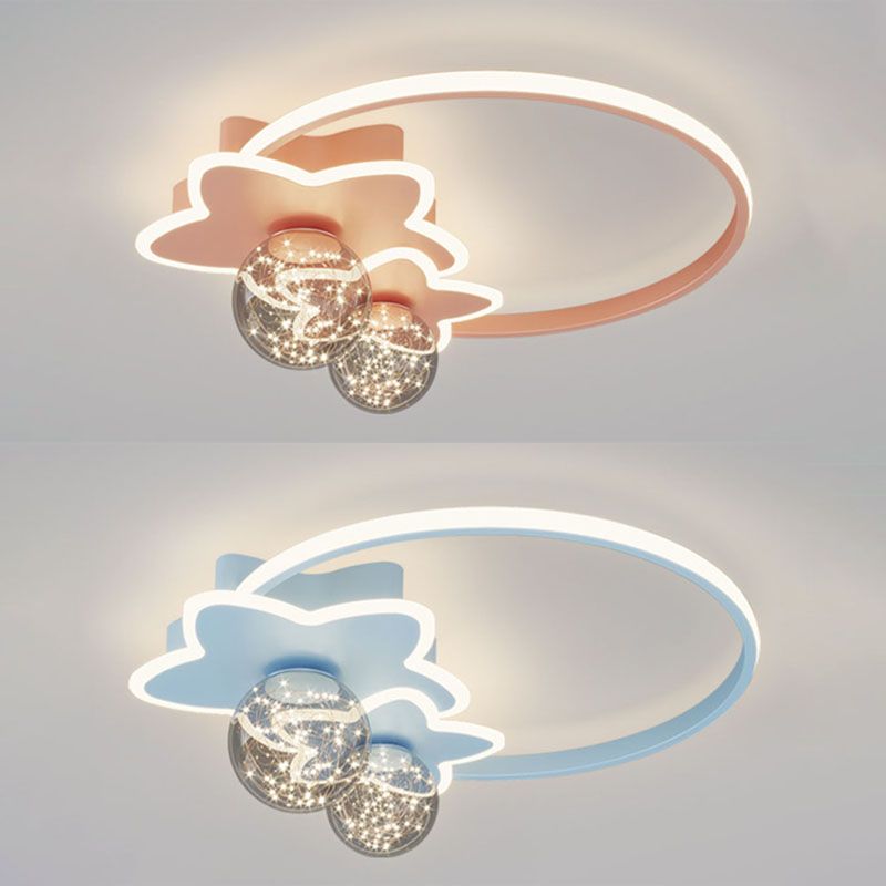 Luci geometriche da incasso Lampada moderna da incasso con paralume in vetro trasparente