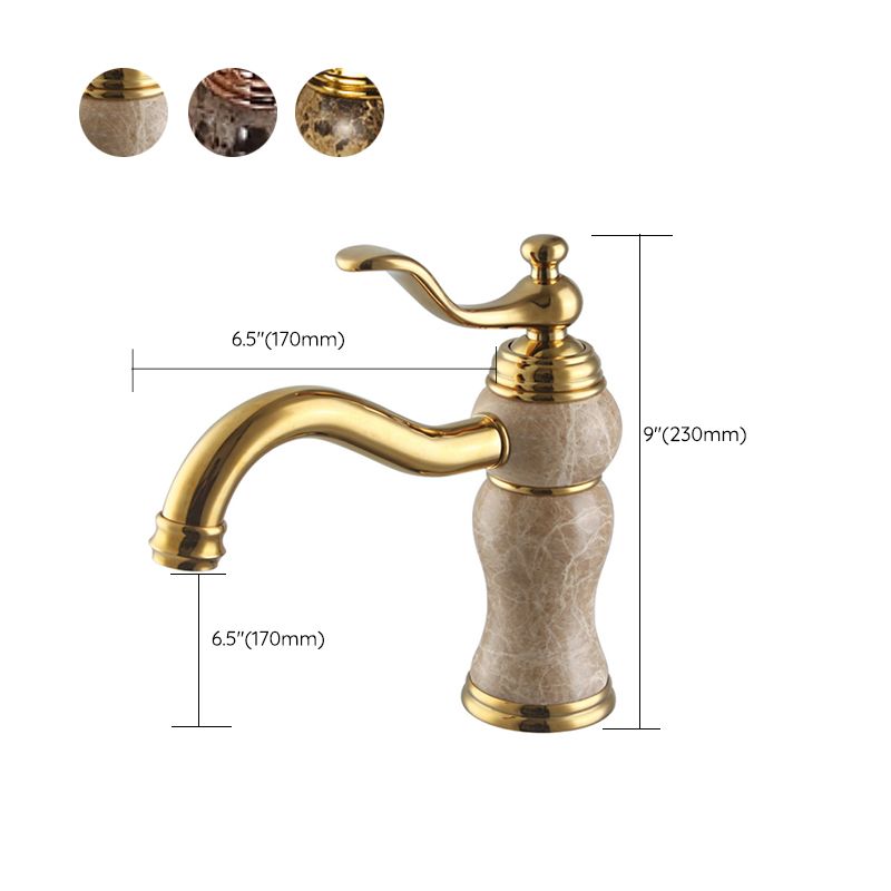 Luxury Vessel Sink Faucet Brass Lever Handles Basin Lavatory Faucet