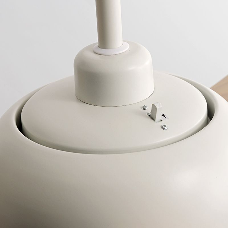 Modern Style Ceiling Fan Lamp Metal 1 Light Ceiling Fan Lighting for Study