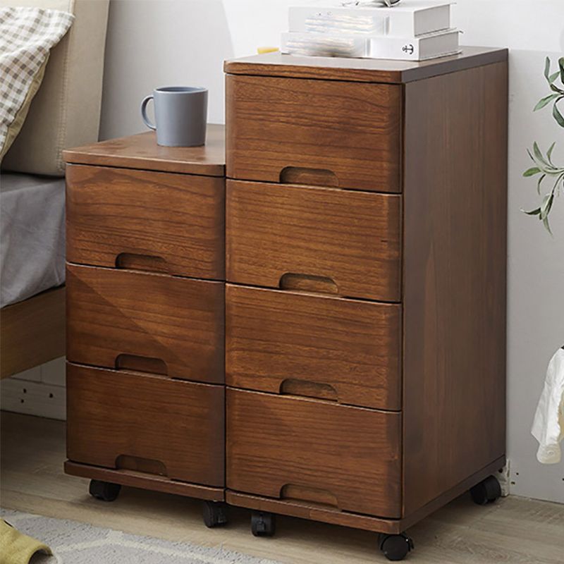 Modern Standard Accent Chest Wooden Chest with Soft Close Drawers