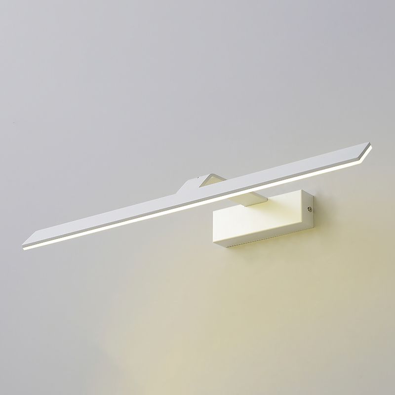 Linear Wall Sconce Lighting Modern LED Metal Wall Lighting Fixture with Acrylic Shade