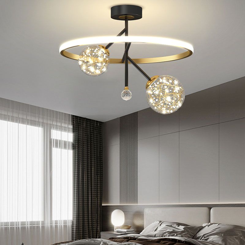 Geometrie-Unterputzleuchten Moderne halbbündige Deckenleuchten aus Metall