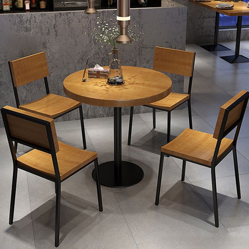 Modern Wood Dining Table Set 1/2/3/4/5 Pieces Dining Set for Home Use