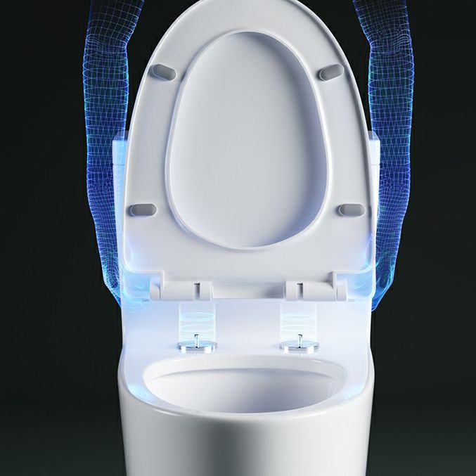 Traditional Toilet Bowl One Piece Floor Mounted Siphon Jet Porcelain Toilet