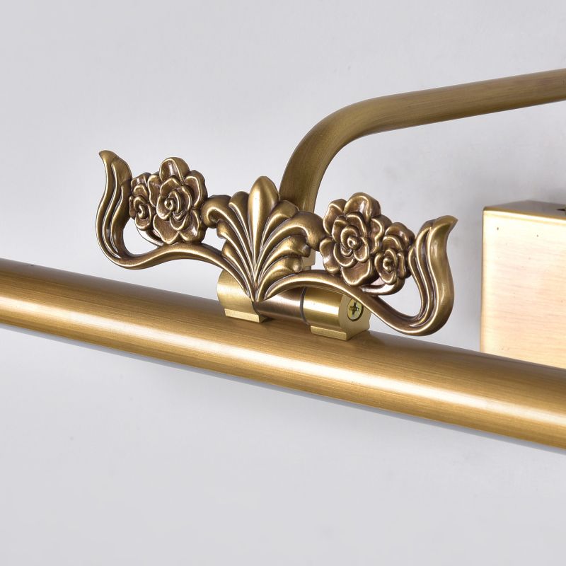 Modern Style Geometric LED Wall Lamps Metal 1-Light Mirror Wall Lighting Ideas