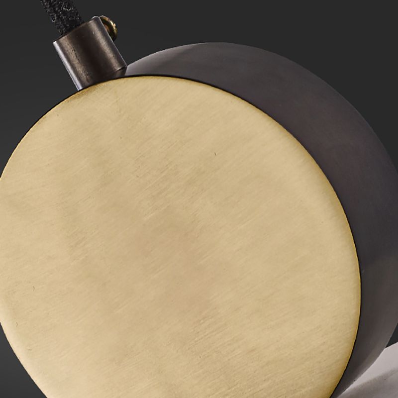 Lámpara colgante de comedor Contemporáneos de techo de techo de mármol múltiple de bulbo