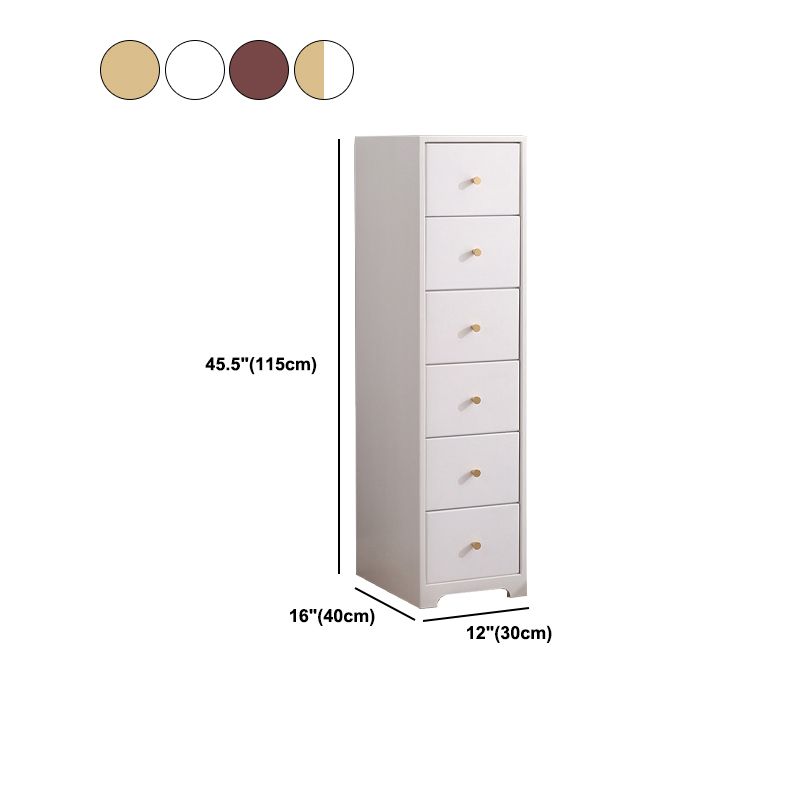 15.74" Wide Wood Accent Chest with Drawers Modern Lacquered Chest