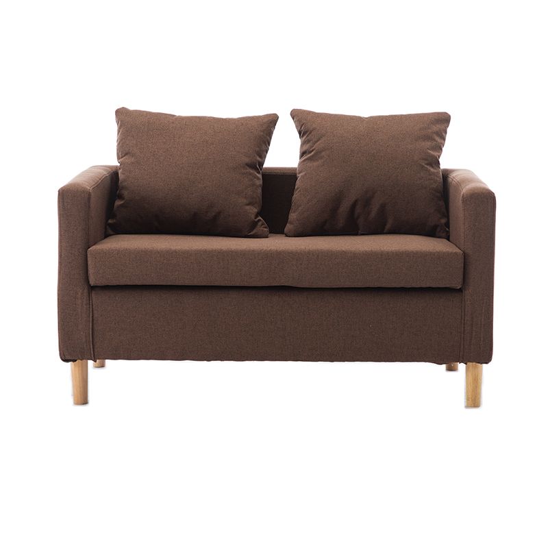 Contemporary Loose Back Standard Square Arm Slipcovered Seating