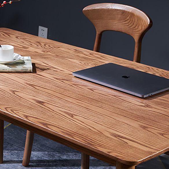 Juego de comedor de madera maciza de estilo tradicional con mesa de altura tradicional y 4 patas base para uso en el hogar