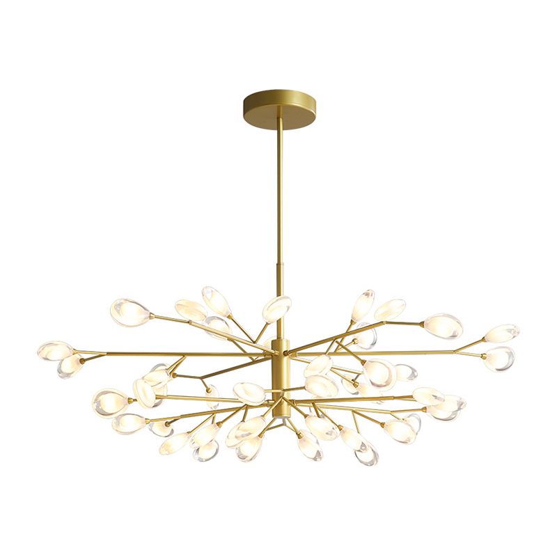 Sputnik Firefly Living Room LED Ceiling Lighting Acrylic Postmodern Chandelier Light Fixture