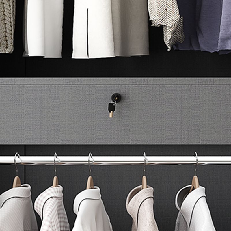 Modern Style Wardrobe White Color Wooden Wardrobe Closet for Home