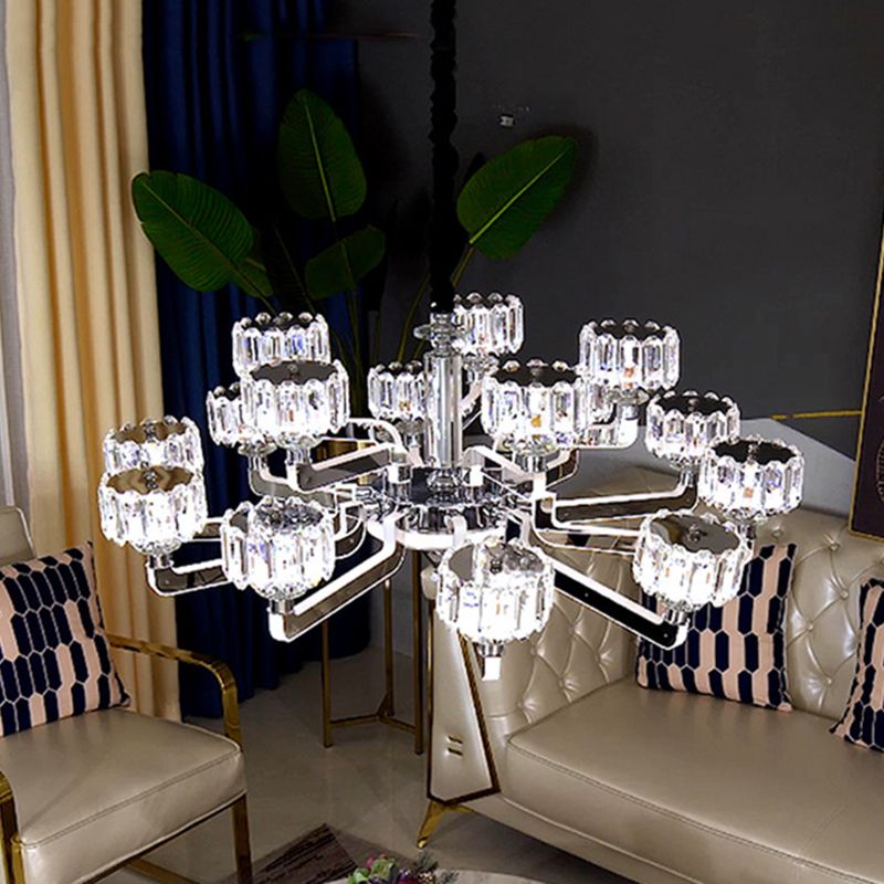 Cilindrische hanger plafondlampen moderne minimalistische stijl kristallen hangende lamp