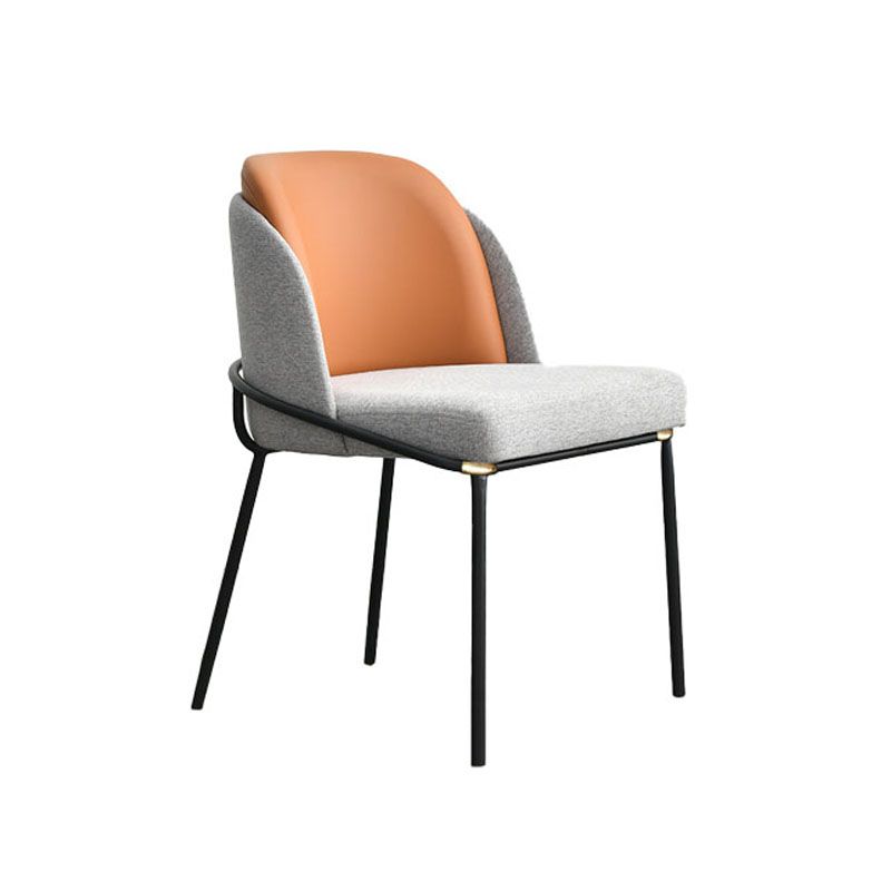 Sillas de cocina contemporáneas que cenan la silla lateral sin brazos con las piernas del metal