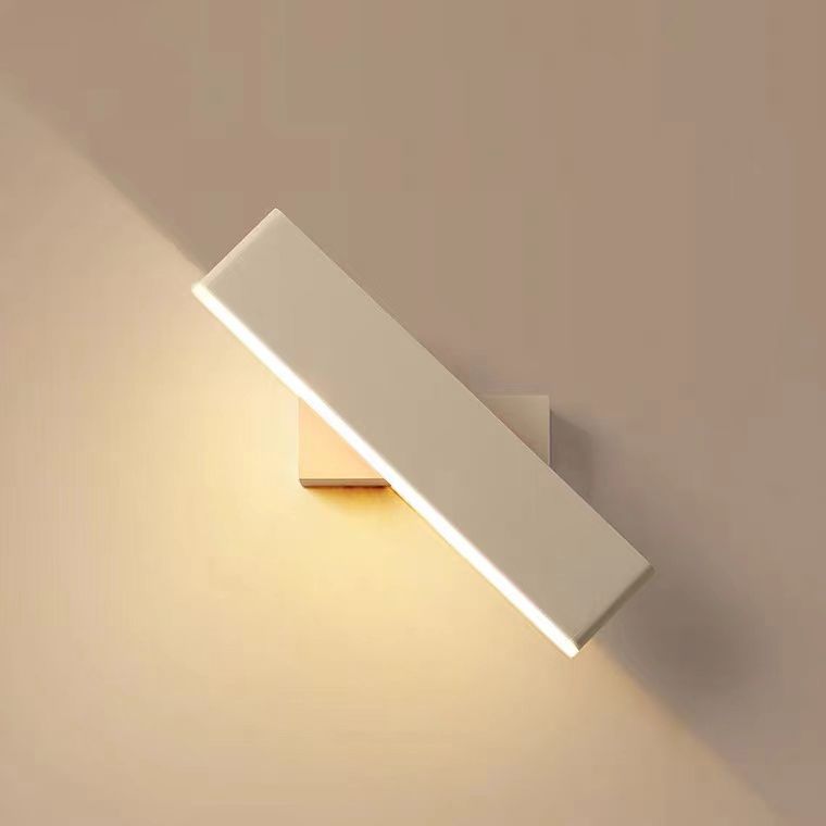 Single Black/White Modern Wall Mounted Sconce LED Wall Light for Bedroom