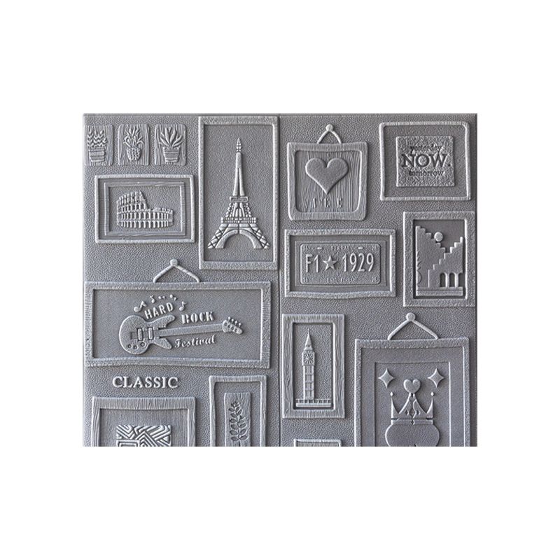 Indoor Wall Paneling 3D Print Peel and Stick Waterproof Wall Panel