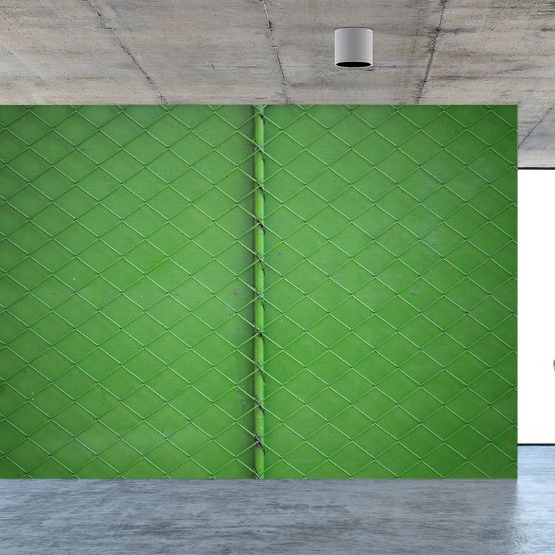 Industrial Style Fence Metal Mural for Dining Room, Personalized Size Available