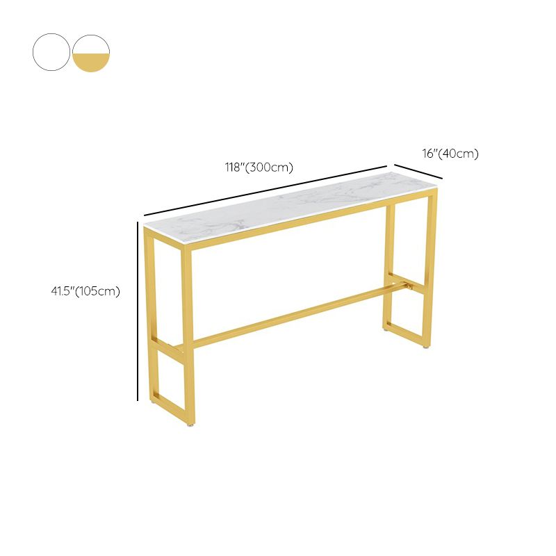 Glam Rectangle Bar Table Set 1/2/3/4/7 Pieces Dining Set for Dining Room