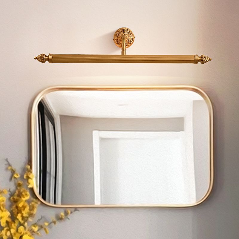 Modern Vanity Lighting Brass LED Wall Light Fixture for Bathroom