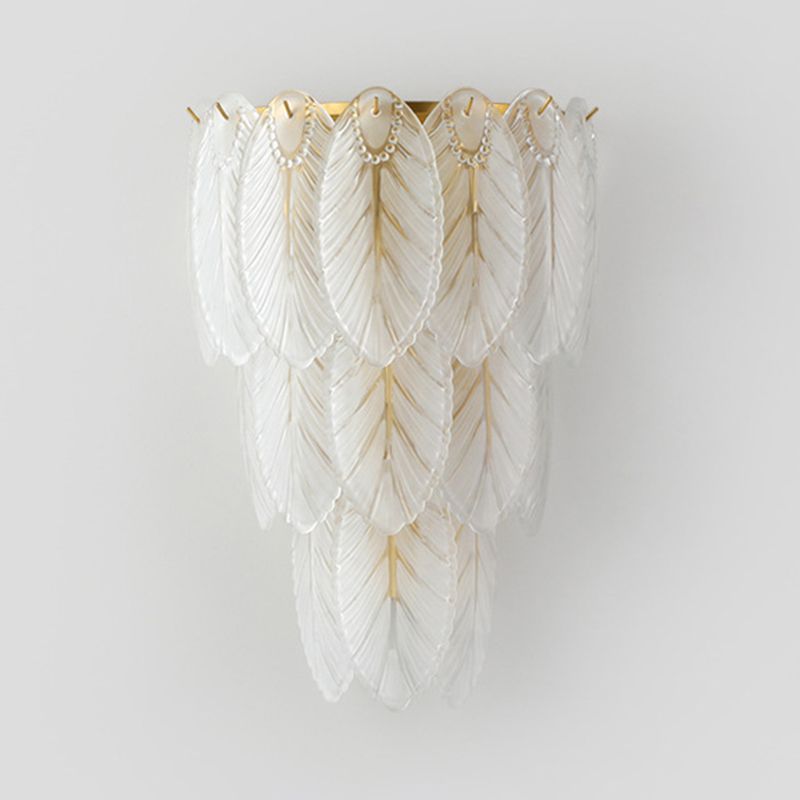 Geometric Sconce Light Fixture Modern Crystal Wall Light for Bedroom