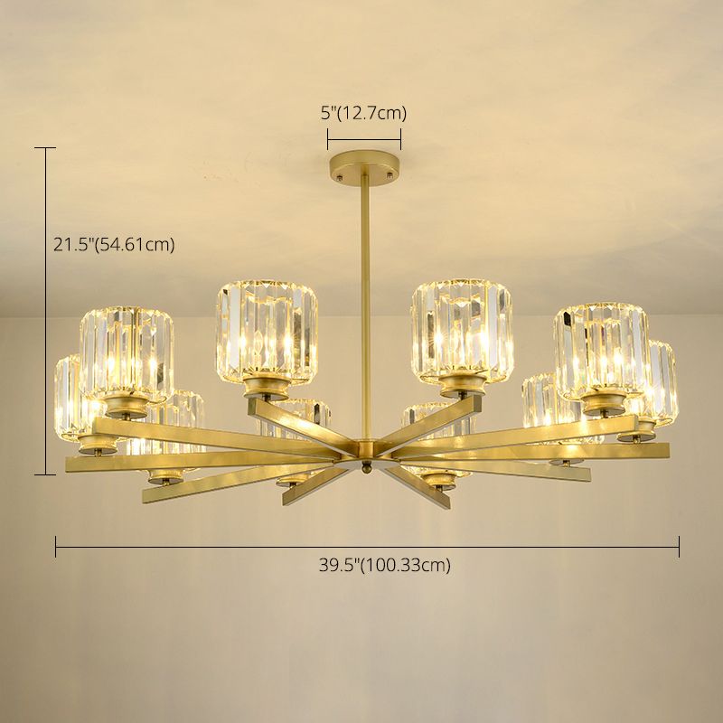 Lichte moderne luxe stijl verticale hanger verlichtingsarmaturen kristal hanglampje