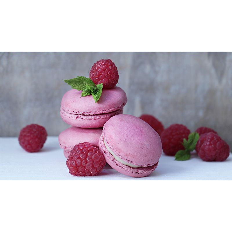 Contemporary Macaron Wall Mural Environment Friendly Wallpaper for Cake Shop