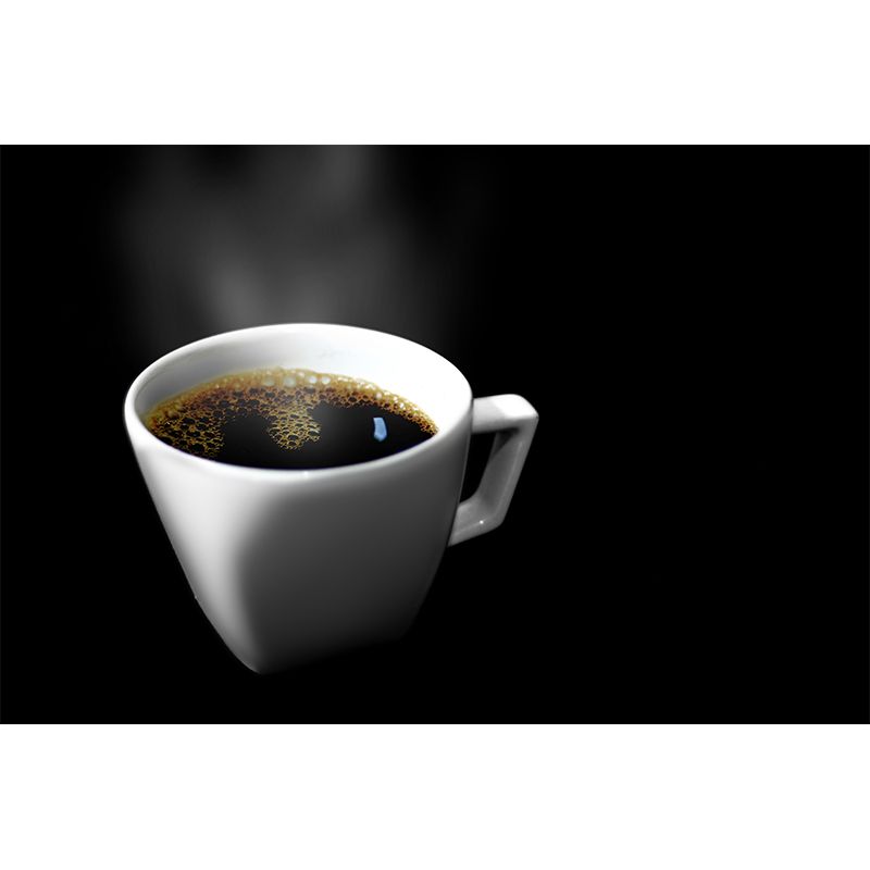 Bitter Coffee Simple Wall Mural for Restaurant Wall Decor, Stain Resistant