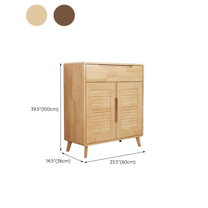 Contemporary Accent Cabinet 39.37" Tall Drawer and Door Cabinet