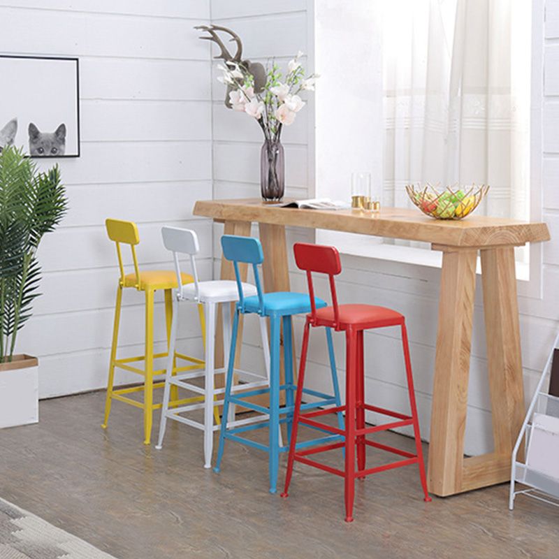 Modern 41.3"H Bar Table Rectangular Solid Wood Bistro Pub Table