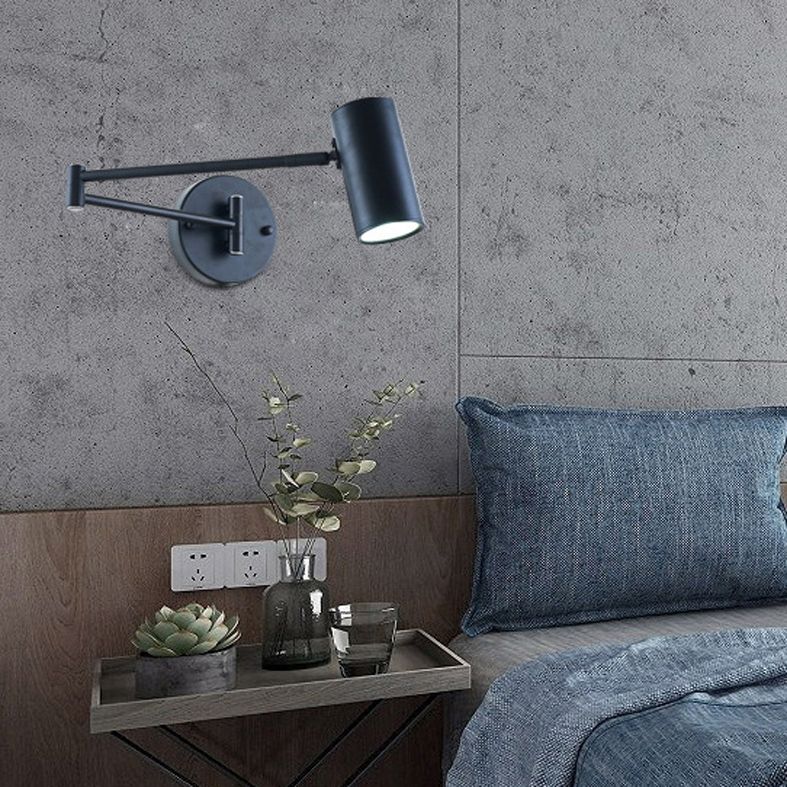 Swing Arm Wall Mounted Lamp Postmoderne eenvoud Acrylwand SCONCE voor woonkamer